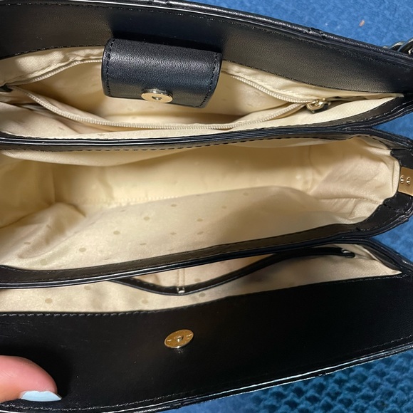 Kate Spade Black Quilted Leather Crossbody Bag - Picture 4 of 7